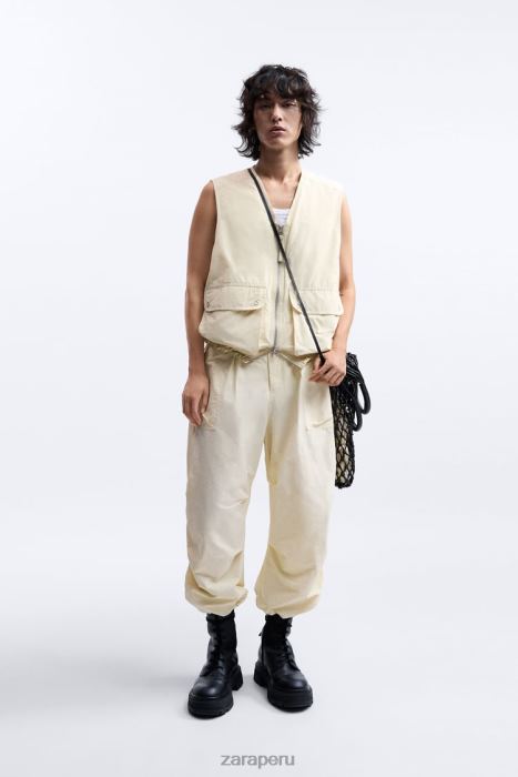 Zara hombres chaleco acolchado edición limitada BDP8J1124 ropa crudo