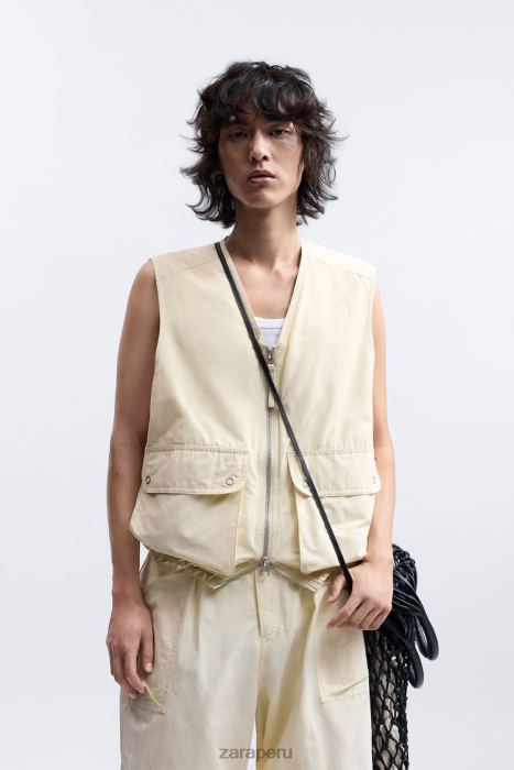 Zara hombres chaleco acolchado edición limitada BDP8J1124 ropa crudo