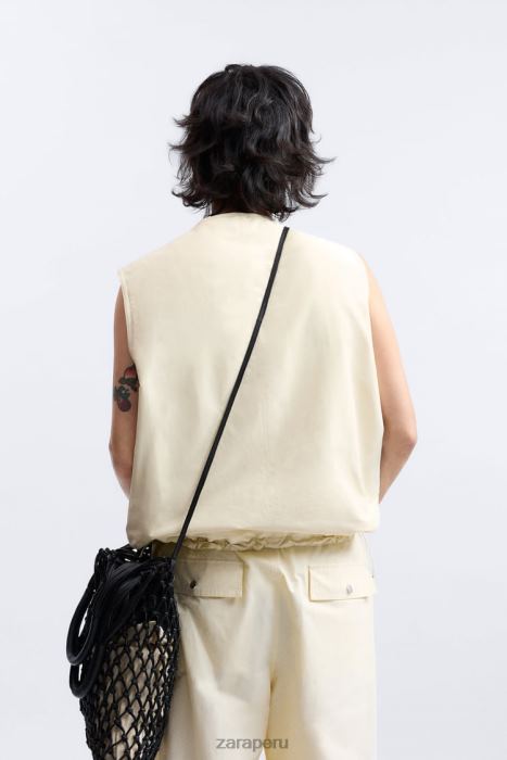 Zara hombres chaleco acolchado edición limitada BDP8J1124 ropa crudo