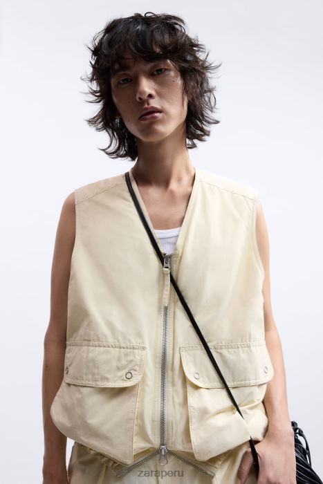 Zara hombres chaleco acolchado edición limitada BDP8J1124 ropa crudo