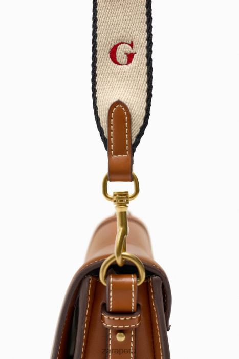 Zara mujer bolsa crossbody con costuras BDP8J752 accesorios original