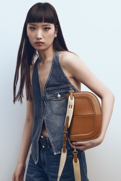 Zara mujer bolsa crossbody con costuras BDP8J752 accesorios original