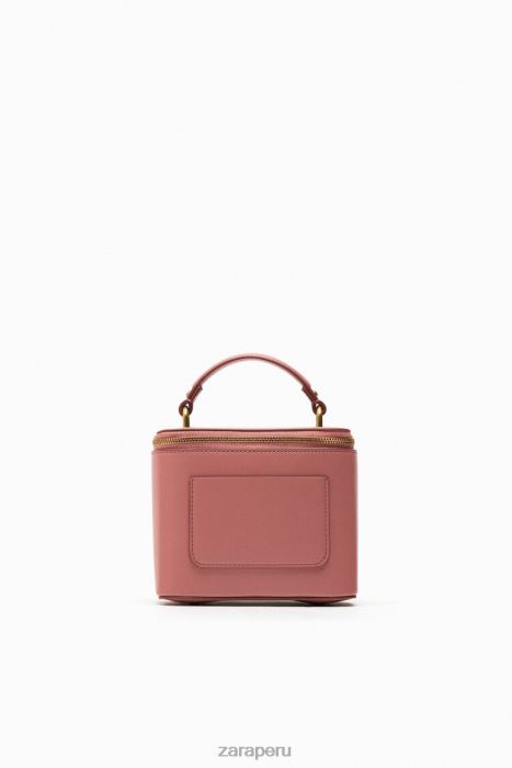 Zara mujer bolso crossbody estructurado BDP8J741 accesorios rosa