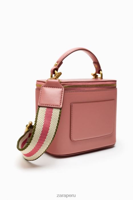 Zara mujer bolso crossbody estructurado BDP8J741 accesorios rosa