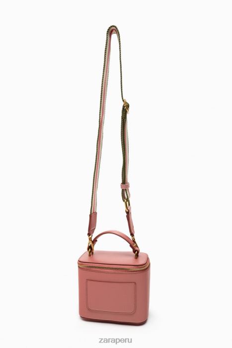 Zara mujer bolso crossbody estructurado BDP8J741 accesorios rosa
