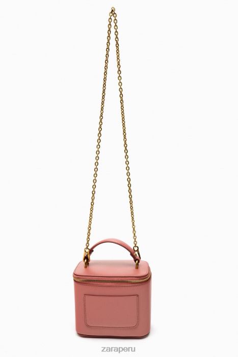 Zara mujer bolso crossbody estructurado BDP8J741 accesorios rosa