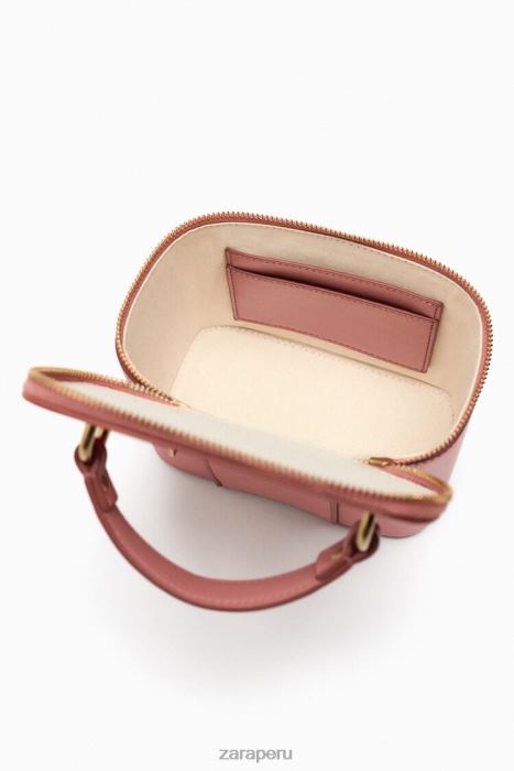Zara mujer bolso crossbody estructurado BDP8J741 accesorios rosa