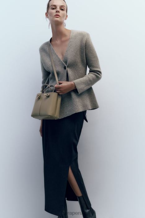 Zara mujer mini bolso urbano BDP8J742 accesorios gris