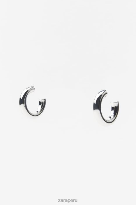 Zara mujer pack de pendientes de aro BDP8J939 accesorios plata
