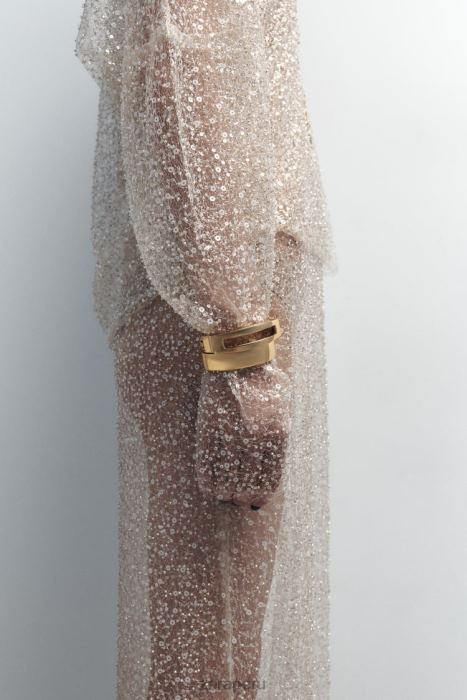 Zara mujer pack de pulseras rígidas BDP8J766 accesorios dorado