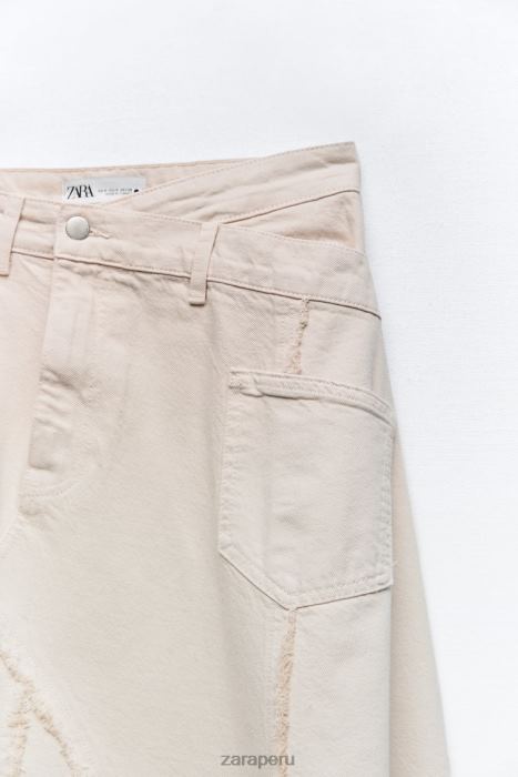Zara mujer falda asimétrica deshilachada zw BDP8J698 ropa arena