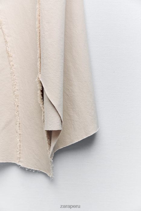 Zara mujer falda asimétrica deshilachada zw BDP8J698 ropa arena