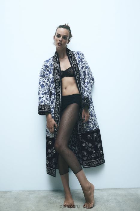 Zara mujer leggings de encaje BDP8J497 ropa negro