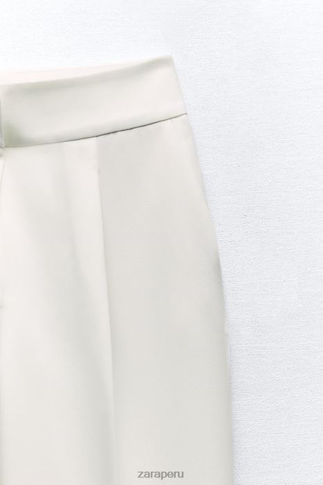 Zara mujer pantalones tapered con puños vueltos BDP8J484 ropa crudo