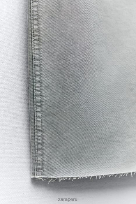 Zara mujer jeans acampanados zw the dreed BDP8J516 ropa gris