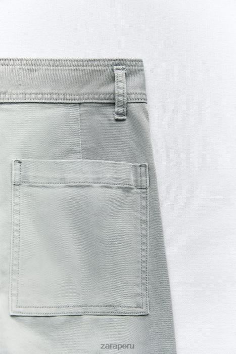 Zara mujer jeans acampanados zw the dreed BDP8J516 ropa gris