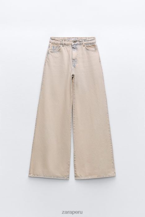 Zara mujer jeans palazzo sobreteñidos z1975 BDP8J508 ropa rosa