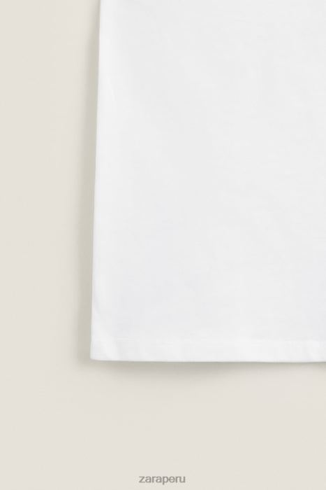 Zara mujer Camiseta sin mangas BDP8J1813 ropa blanco