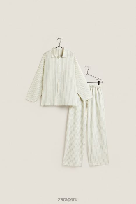 Zara mujer camisa con rayas finas BDP8J1797 ropa vainilla