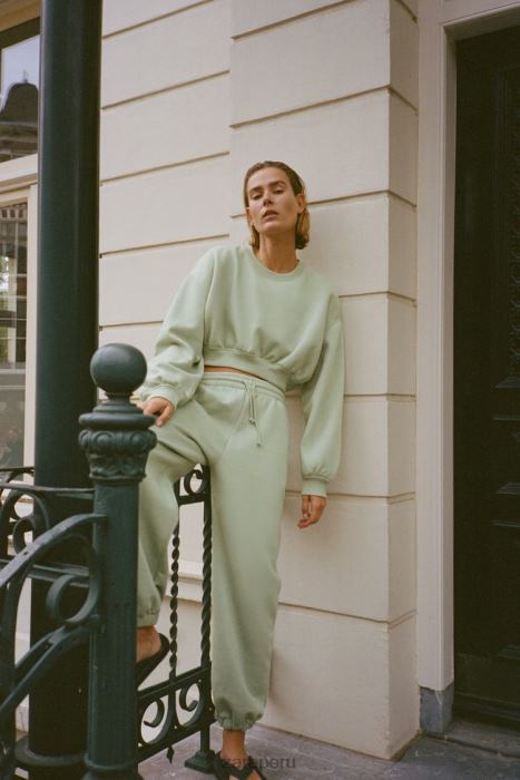 Zara mujer pantalon jogger basico BDP8J944 ropa Mar verde