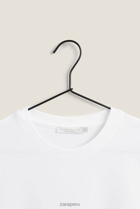 Zara mujer top de algodón BDP8J1812 ropa blanco