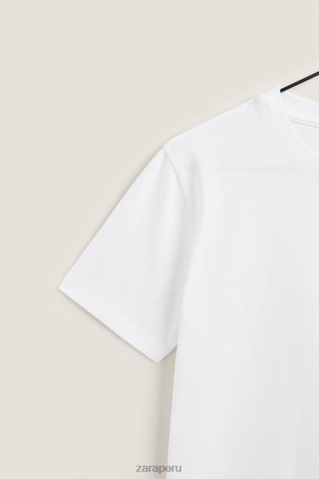 Zara mujer top de algodón BDP8J1812 ropa blanco