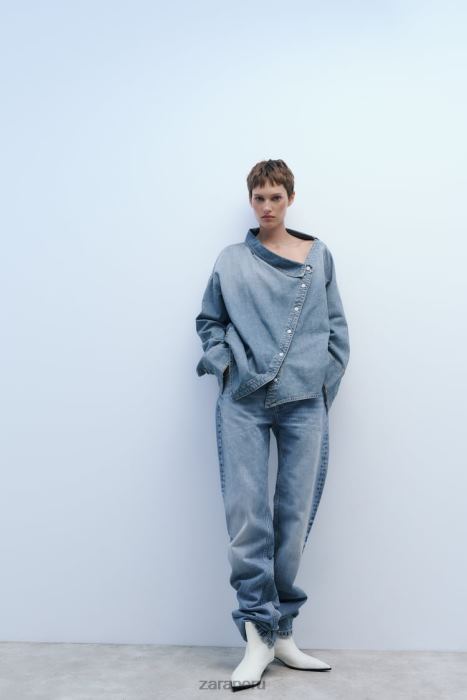 Zara mujer botines con tacón gatito BDP8J730 calzado blanco