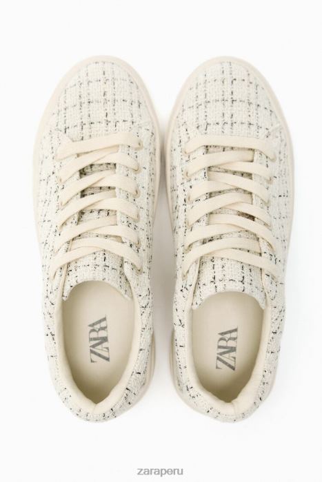 Zara mujer zapatillas casuales de tela BDP8J734 calzado multicolor