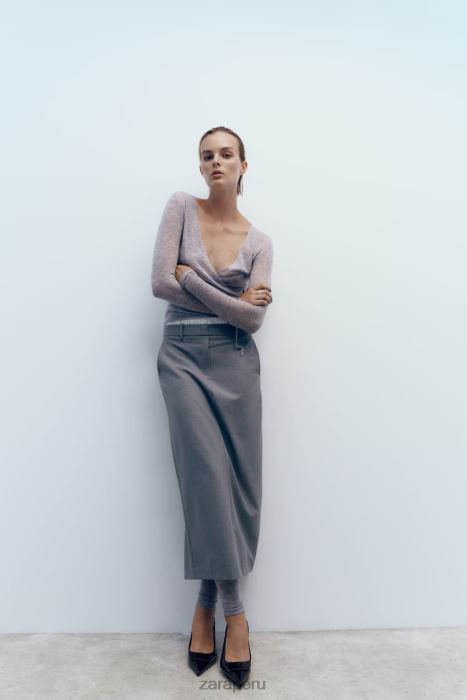 Zara mujer zapatos de tacón con tira trasera BDP8J735 calzado negro