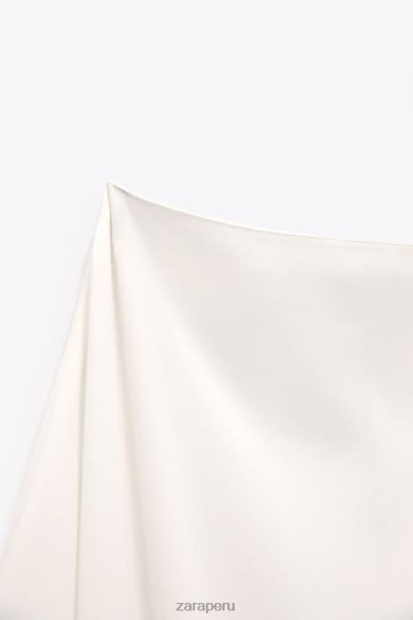 Zara mujer blusa tipo capa asimétrica BDP8J301 ropa crudo