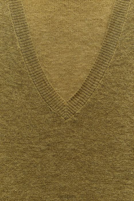 Zara mujer chaleco de punto corto BDP8J203 ropa verde oliva