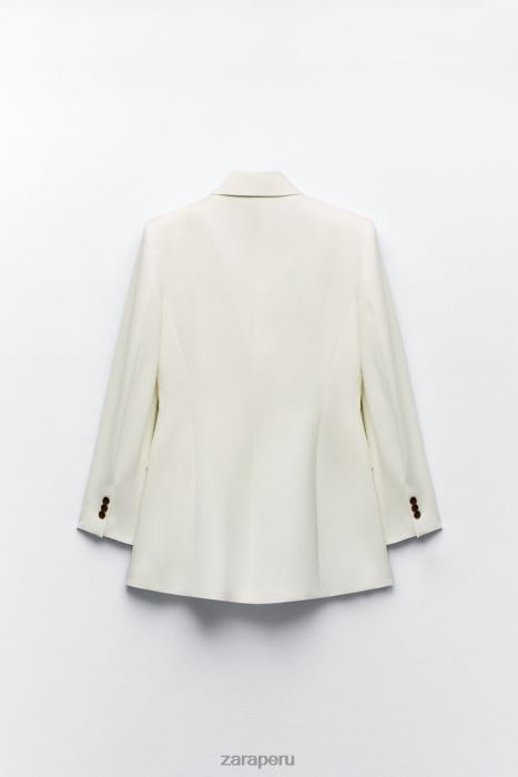 Zara mujer blazer de vestir con doble botonadura BDP8J171 ropa crudo