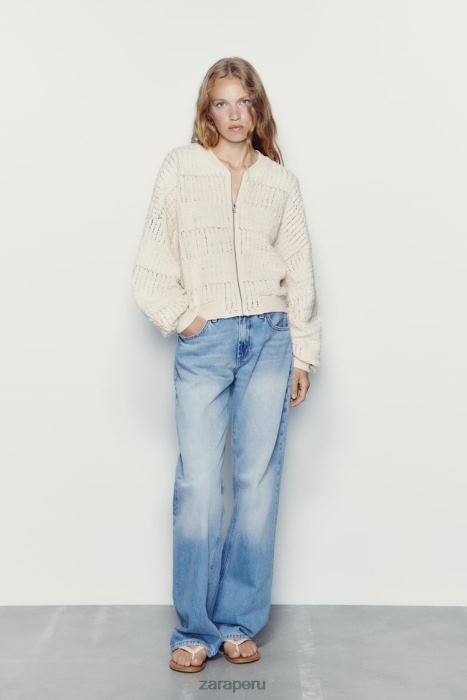 Zara mujer bombardero rústico BDP8J57 ropa crudo