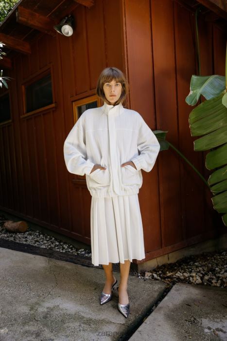 Zara mujer bomber oversize acolchado BDP8J54 ropa crudo