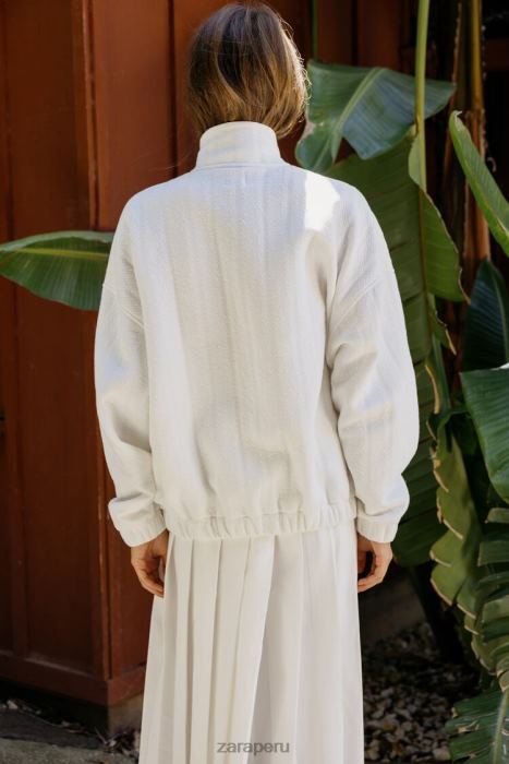 Zara mujer bomber oversize acolchado BDP8J54 ropa crudo