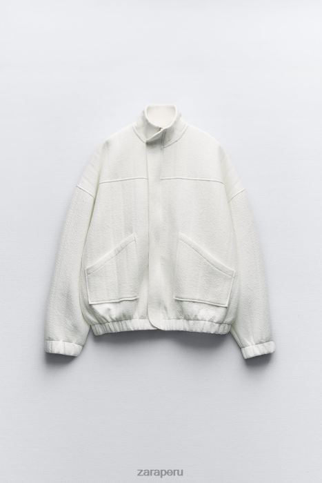 Zara mujer bomber oversize acolchado BDP8J54 ropa crudo