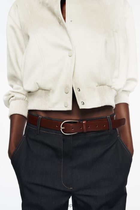 Zara mujer chaqueta bomber de gamuza sintética BDP8J36 ropa crudo