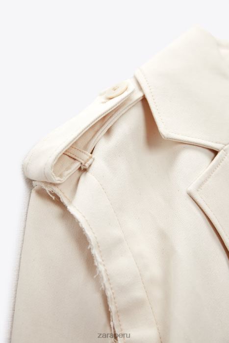 Zara mujer chaqueta corta convertible BDP8J111 ropa beige claro