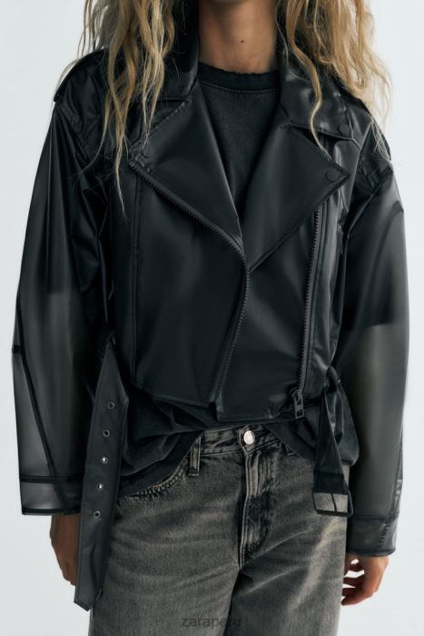 Zara mujer chaqueta corta transparente BDP8J94 ropa original