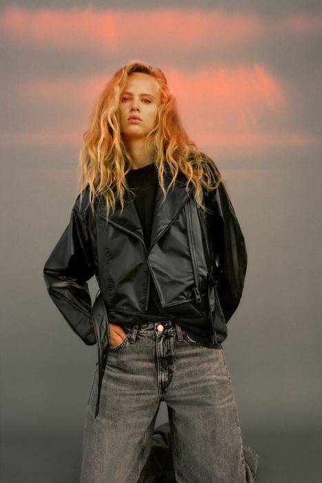 Zara mujer chaqueta corta transparente BDP8J94 ropa original