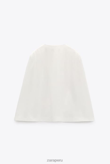 Zara mujer chaqueta tipo capa BDP8J165 ropa crudo