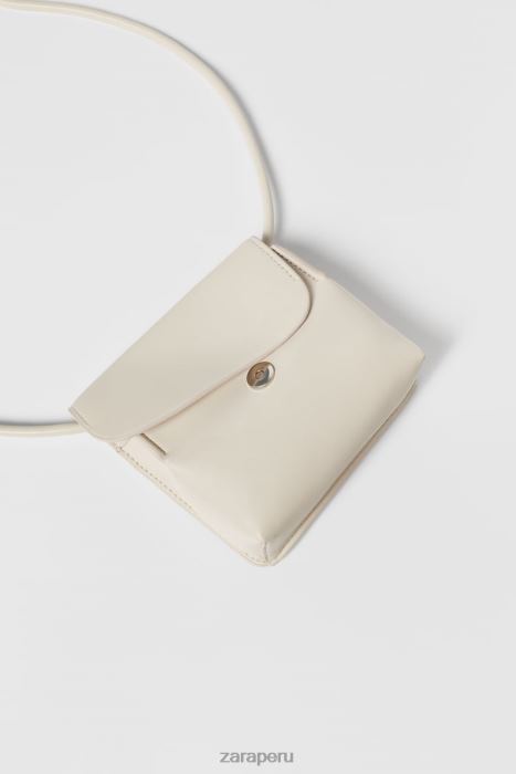 Zara niños bandolera mini monocromática BDP8J1539 accesorios blanquecino