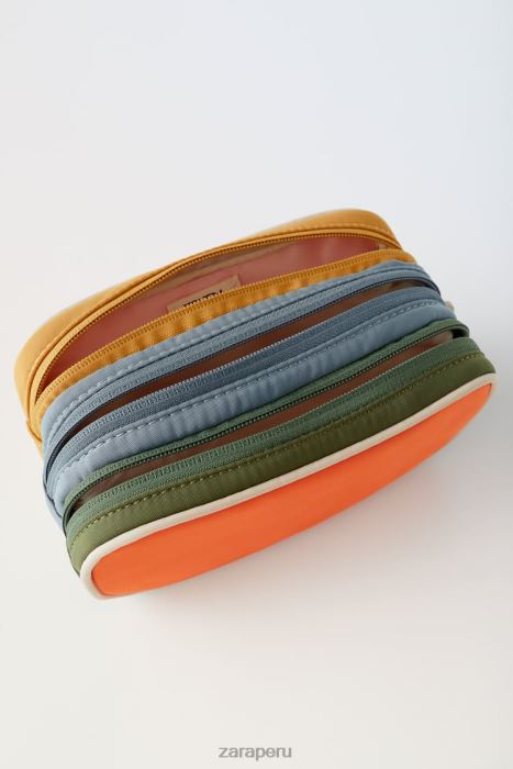 Zara niños bolsa acolchada multicolor BDP8J1557 accesorios naranja