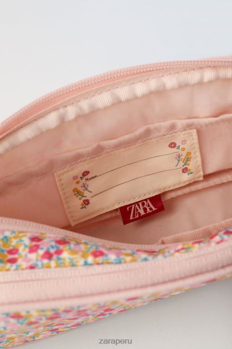 Zara niños bolsa floral BDP8J1569 accesorios rosa