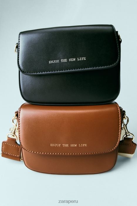 Zara niños bolso bandolera básico BDP8J1538 accesorios negro