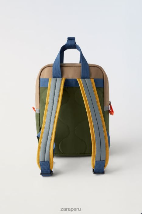 Zara niños mochila acolchada multicolor BDP8J1556 accesorios azul