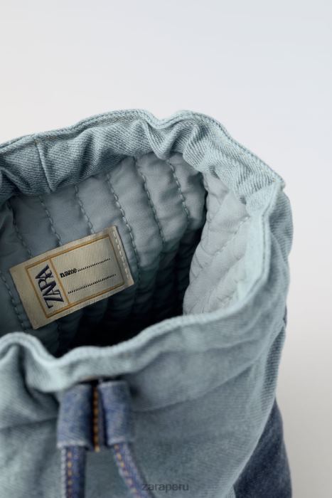 Zara niños mochila de mezclilla BDP8J1553 accesorios azul