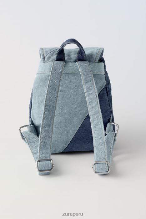 Zara niños mochila de mezclilla BDP8J1553 accesorios azul