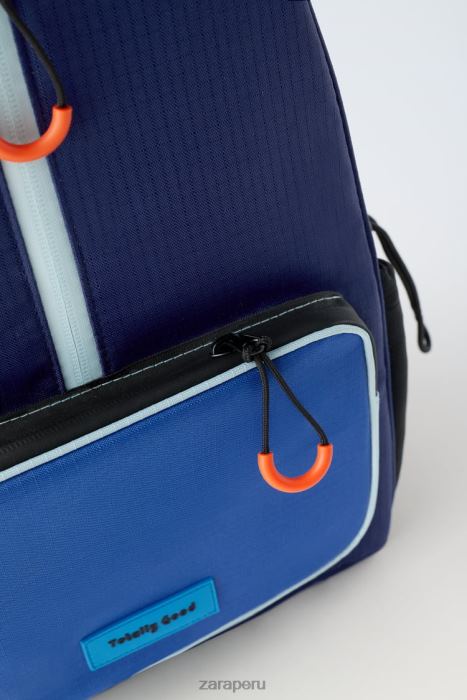 Zara niños mochila escolar BDP8J1545 accesorios azul