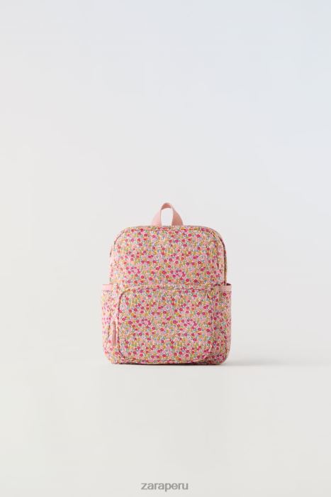 Zara niños mochila floral BDP8J1570 accesorios rosa